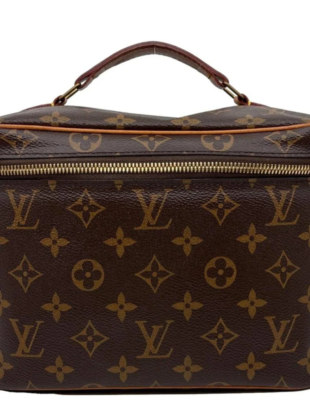 Louis Vuitton  Nice BB Toiletry Monogram Canvas Vanity Case Brown